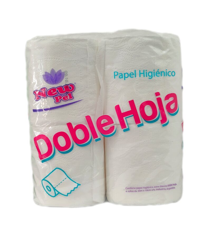 Papel higiénico doble hoja x4 unid.