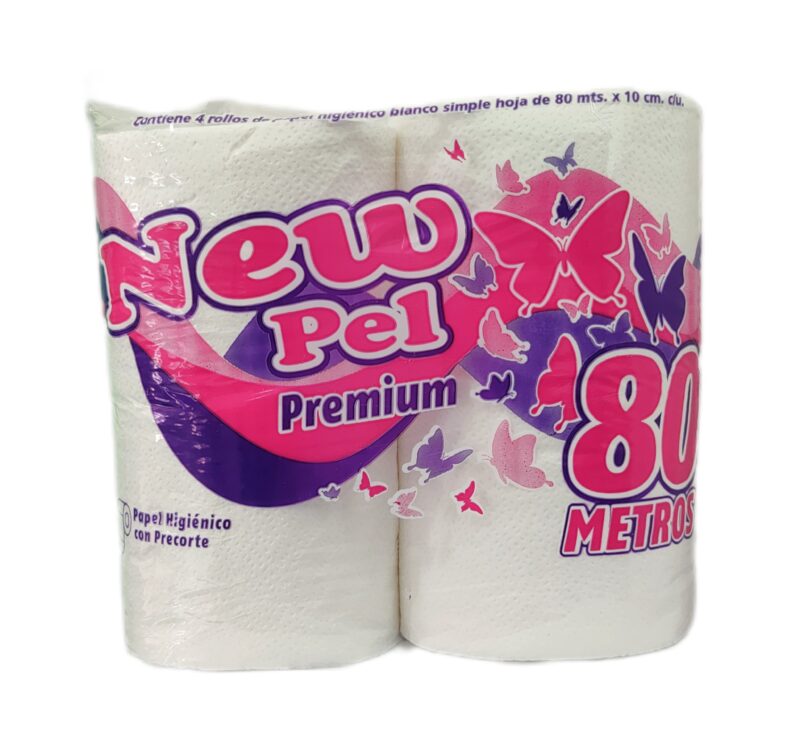 Papel higiénico New Pel 80mt.