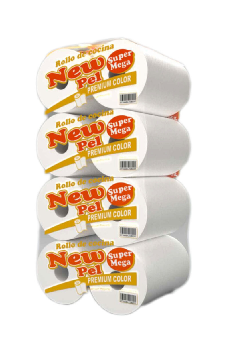 Rollo de Cocina Super Mega Color Pack 8 unid.