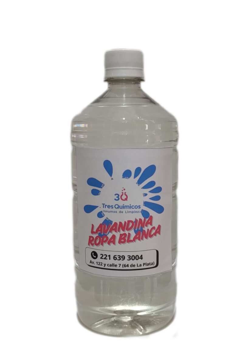 Lavandina ropa blanca x litro